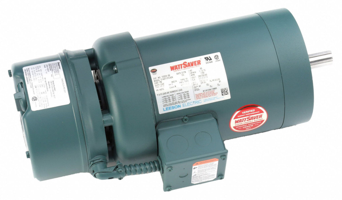 BrakeMotor 1hp 1760RPM 208-230/460VAC