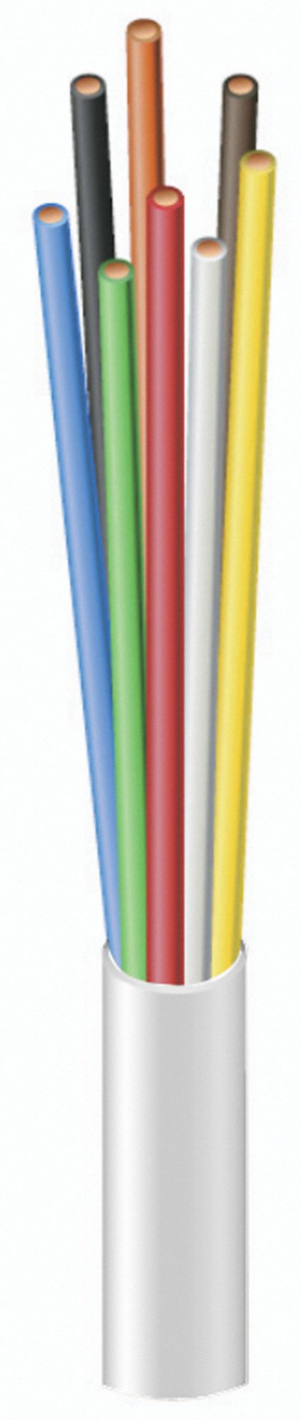 ThermostatWire 18AWG White 250ft 150V