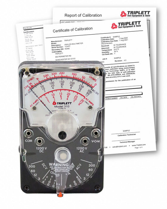 Analog Multimeter 1 200 V 20 megaohm