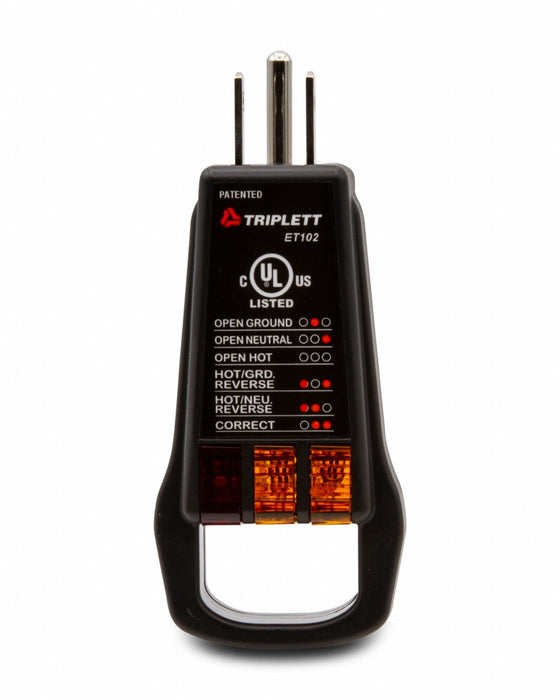 Receptacle Tester 120V AC No Disp