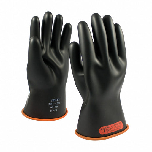 ElectrcInslatedGloves Sz11 Blk Rubber PR