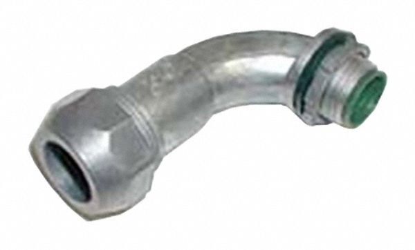 MC Cable Connector 1/2 NPT Zinc Silver