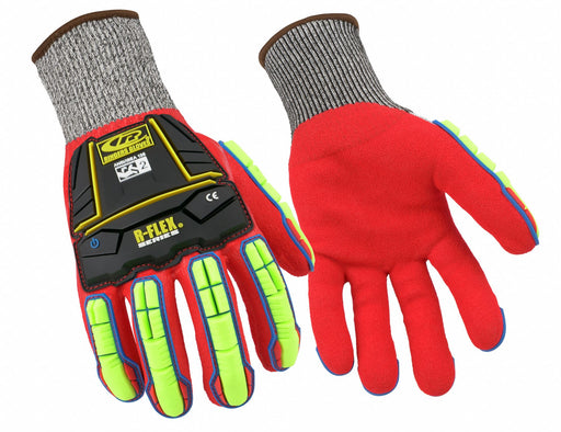 Full-Dip Gloves Gray Knit XL PR