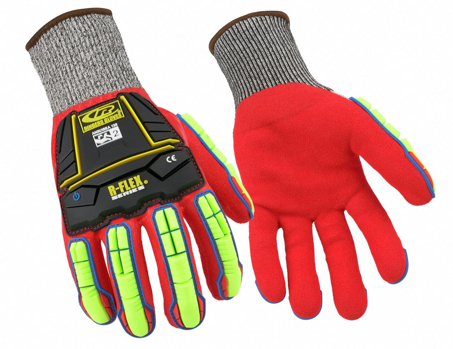 Full-Dip Gloves Gray Knit 2XL PR