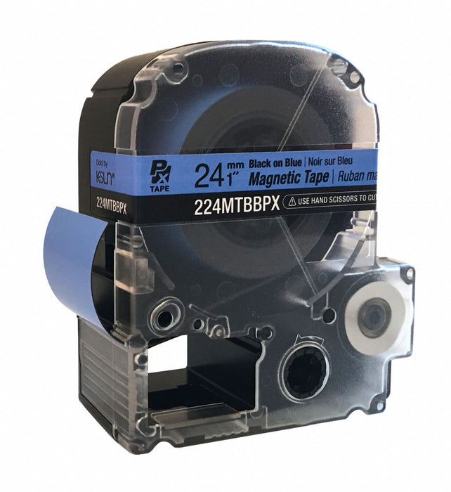 Label/RibbonCartridge Blue Matte 1inW
