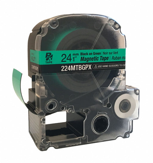 Label/RibbonCartridge Green Matte 1inW