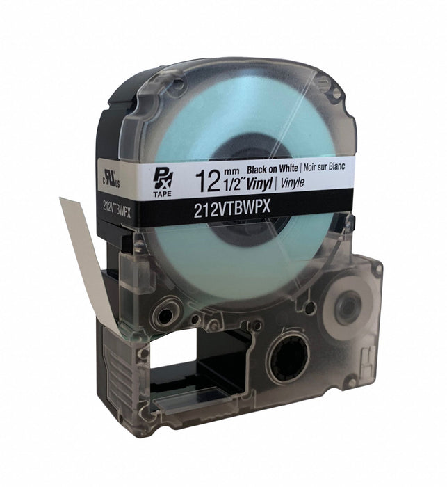 Label/RibbonCartridge White Matte 1/2inW