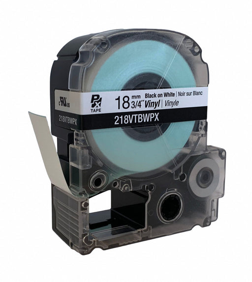 Label/RibbonCartridge White Matte 3/4inW