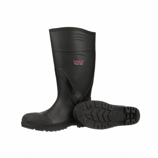 Black PVC Boot Men s Black 10 PR