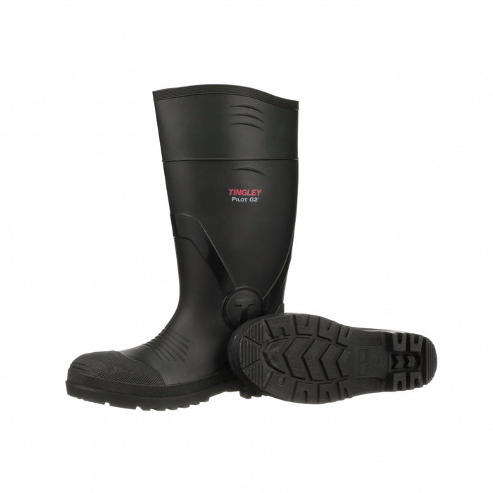 Rubber Boot 9M Knee Black PR
