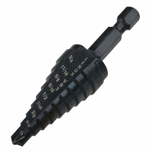 Step Drill Bits 1/4 -3/4  HSS