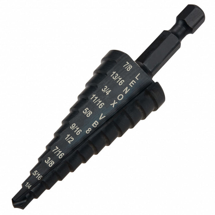 Step Drill Bits 3/16 -7/8 