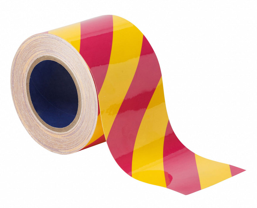 G5688 Floor Tape Pink/Yellow 4 inx100 ft Roll