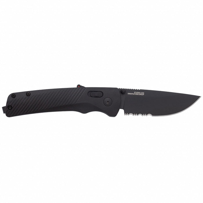 Folding Knives Blackout Steel Serrated
