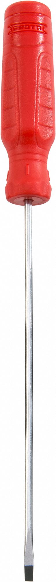 Screwdrivers Slotted 1/8in Red Round