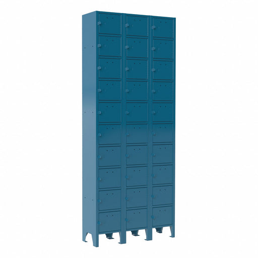 Cell Phone Locker 9 x5-3/4 Steel Blue