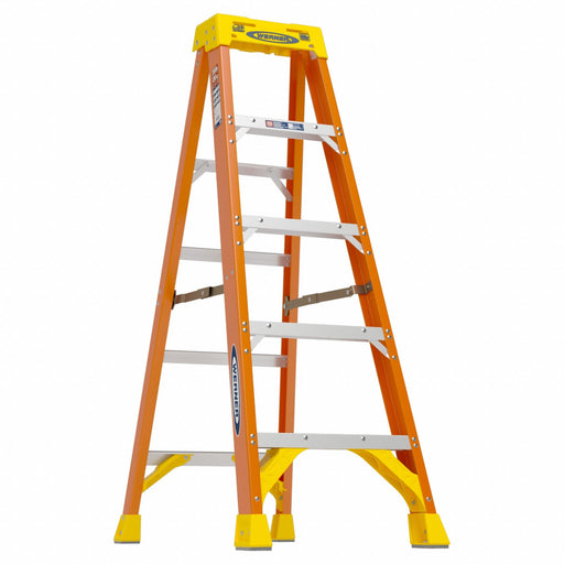 Stepladder Fiberglass 5 ft H 300 lb Cap