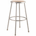 Round Stool Welded Tube Leg Gray 30 H
