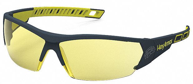 Safety Glasses Amber Lens Unisex