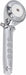 Showerhead 1/2 Connection Chrome Trim