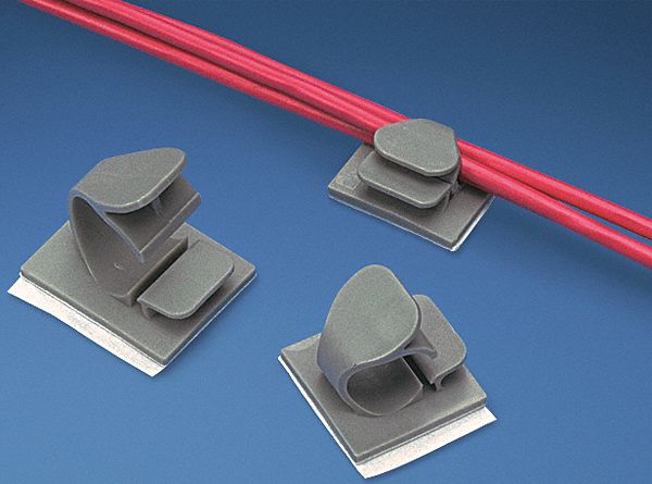 Ltching Wire Clip Adh .25 Bdle Nat PK100