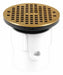 Adj PVC Drain 3 or 4 w/Brass Str