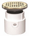 Adj PVC Drain 3 or 4 w/Ring Strn