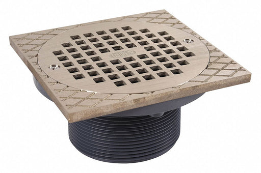 Nickel Strainer 6 w/Sq Rg Barrel