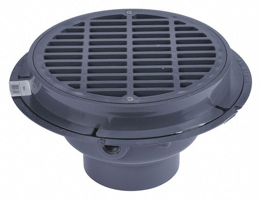PVC Com Drain 4 w/Pl Grate Bucket