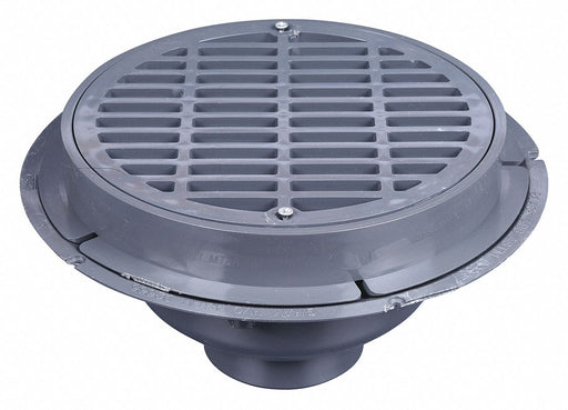 PVC Com Drain 6 w/Pl Grate Bucket