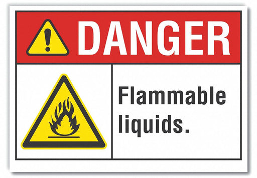 Danger Sign 10inx14in Non-PVC Polymer
