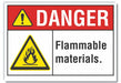 Danger Sign 7 inx10 in Non-PVC Polymer