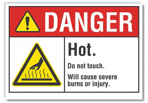 Danger Sign 10inx14in Non-PVC Polymer