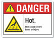 Danger Sign 10in x 14in Non-PVC Polymer