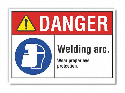 Danger Sign 7 inx10 in Non-PVC Polymer