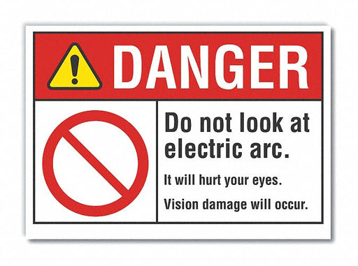Danger Sign 10in x 14in Non-PVC Polymer