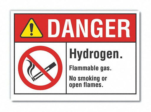 Danger Sign 7 inx10 in Non-PVC Polymer
