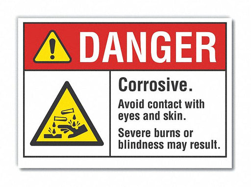 Danger Sign 7 inx10 in Non-PVC Polymer