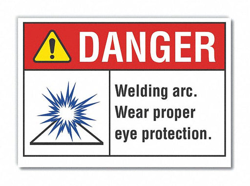 Danger Sign 7 inx10 in Non-PVC Polymer