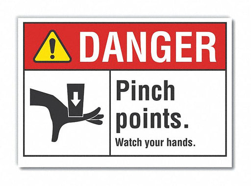 Danger Sign 7 inx10 in Non-PVC Polymer