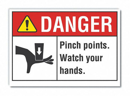 Danger Sign 7 inx10 in Non-PVC Polymer