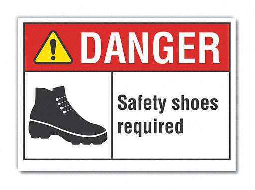 Danger Sign 10in x 14in Non-PVC Polymer