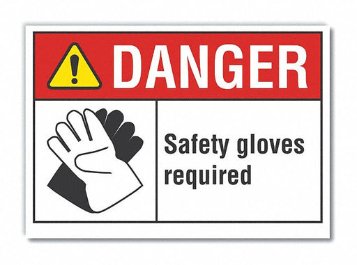 Danger Sign 7 inx10 in Non-PVC Polymer