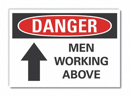 Danger Sign 10in x 14in Non-PVC Polymer
