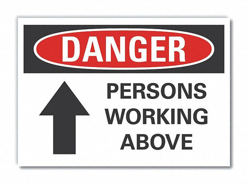 Danger Sign 7 inx10 in Non-PVC Polymer