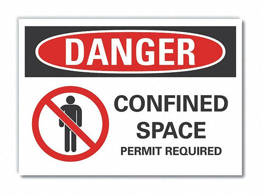 Danger Sign 7 inx10 in Non-PVC Polymer