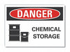Chemicals Danger Lbl 10x14in Polyester