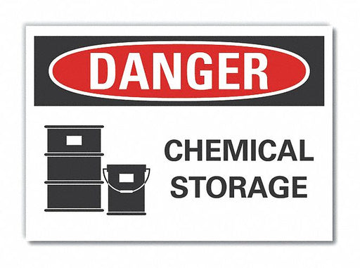 Danger Sign 7 inx10 in Non-PVC Polymer