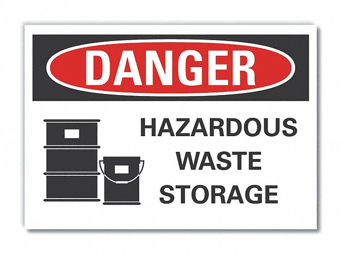 Danger Sign 10inx14in Non-PVC Polymer