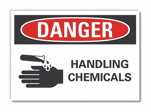 Danger Sign 10in x 14in Non-PVC Polymer